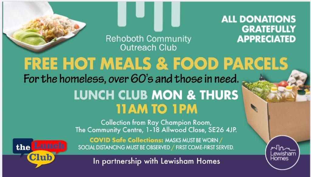 Free Hot Meals And Food Parcels